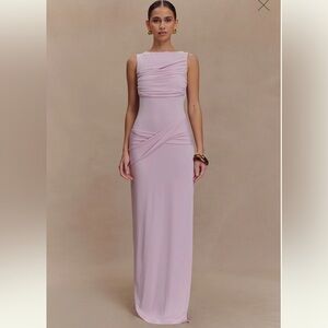 Meshki Baby Pink Maxi Dress (worn once)